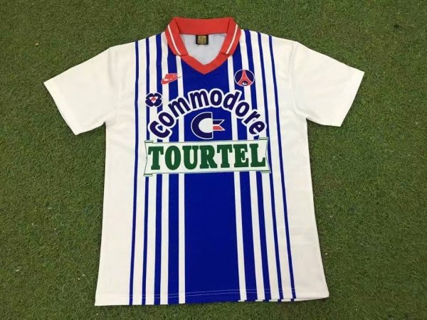 Retro PSG Away  Fans 1:1 Quality Soccer Jersey  1993-1994
