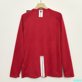 Retro Manchester United Home Long Sleeve 1:1 Quality Soccer Jersey   2007-2008