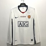 Retro Manchester United  Champions League Long sleeve 1:1 Quality Soccer Jersey  2008-2009