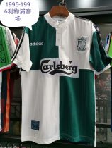 Retro Liverpool Away 1:1 Quality Soccer Jersey   1995-1996