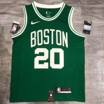 NBA  Celtics Retro Green 20 Ray Allen  with chip  1:1
