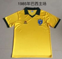 Retro Brazil Home 1:1 Quality Soccer Jersey   1985
