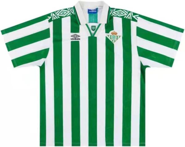 Retro Real Betis Home   1:1 Quality Soccer Jersey  1994-1995