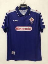 Retro Fiorentina Home Fans 1:1 Quality Soccer Jersey  1998-1999
