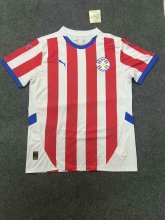 Paraguay  home  fans 1:1 Quality Soccer Jersey  24-25
