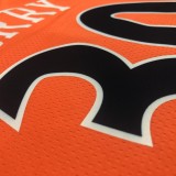 Golden State Warriors Orange Rookie #30 CURRY 1:1 Quality NBA Season Jerseys