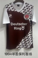 Retro St. Pauli  Home Fans 1:1 Quality Soccer Jersey 1994