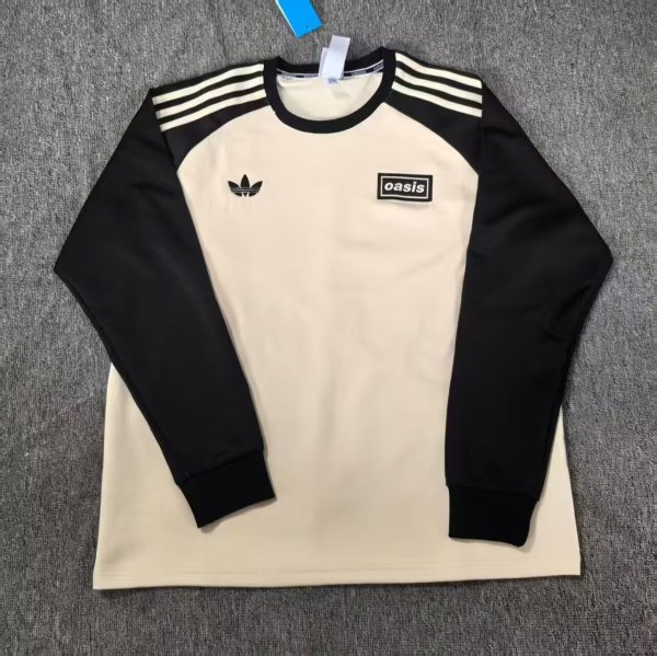 Adidas Clover Hoodie Yellow Jacket  Tracksuit  1:1 Quality Soccer Jersey  25-26