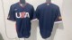 MLB USA Blue 1:1 Quality Baseball  Jerseys  World Cup
