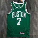 Retro Boston Celtics 75 Year Green #7 BROWN  1:1 Quality NBA Jerseys  2022