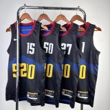 Denver Nuggets Black City Edition  #15 JOKIC 1:1 Quality NBA  Season Jerseys 2024