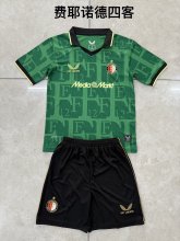 Feyenoord Third Away Fans  (Kids and Man)  1:1 Quality Soccer Jersey  25-26