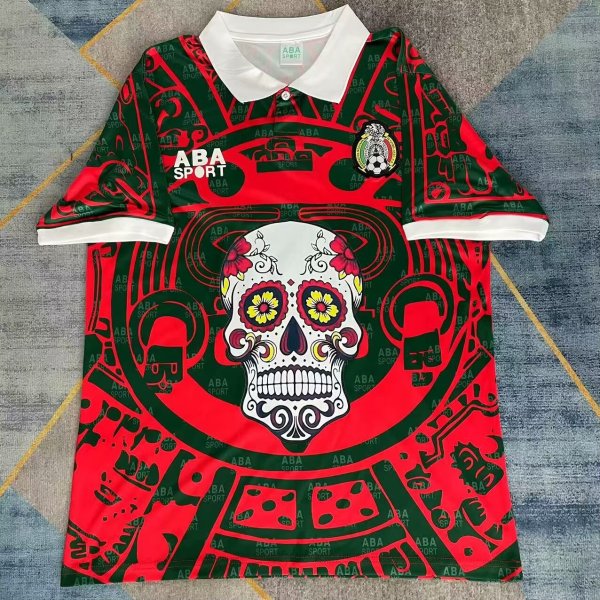 Retro Mexico Away  special Halloween  1:1 Quality Soccer Jersey   1998