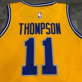 Golden State Warriors Yellow  #11  THOMPSON  1:1 Quality NBA Season Jerseys