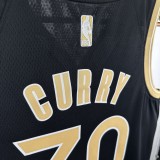 Golden State Warriors BLACK Honor Edition #30 GREEN  1:1 Quality NBA Season Jerseys 2024