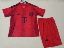 Bayern Munich home Kids 1:1 Quality Soccer Jersey   24-25