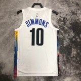 Brooklyn Nets City Edition White  #10 SIMMONS 1:1 Quality NBA  Season Jerseys 2023