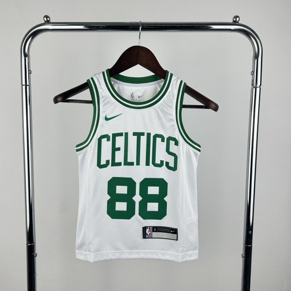Boston Celtics  White Kids  # #88 QUETA 1:1 Quality NBA Jerseys