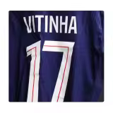 PSG Paris Home Super Cup +final Player  #10 O.DEMBELE #17 VITINHA 1:1 Quality Soccer Jersey  25-26