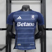 Aston Villa third away player 1:1 Quality Soccer Jersey   24-25
