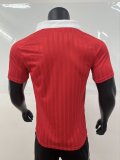 Adidas Clover Oasis  POLO  T-shirt  Red 1:1 Quality Soccer Jersey  25-26