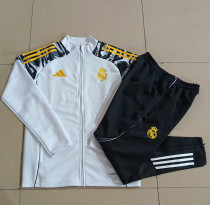Real Madrid White Jacket  Tracksuit  1:1  25-26   (10-2XL)