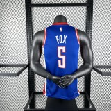 Sacramento Kings City Edition #5 FOX NBA Jerseys  2025