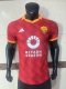 Roma Home Player （with logo ）1:1 Quality Soccer Jersey  24-25