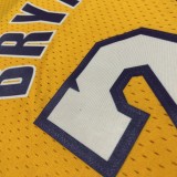 Los Angeles Lakers Yellow  Kobe  #24 BRYANT   NBA Jerseys  2008-2009