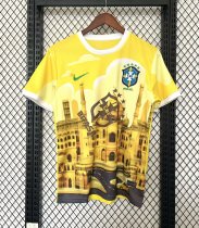 Brazil  Jesus Special Edition  fans  1:1 Quality Soccer Jersey  25-26