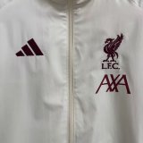 Liverpool  Windbreaker  White 1:1 Quality Soccer Jersey  25-26