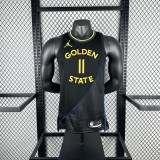 Golden State Warriors BLACK JORDAN #11 THOMPSON   1:1 Quality NBA Season Jerseys 2025