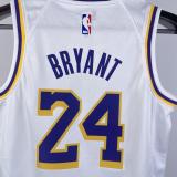 Los Angeles Lakers kids  Kobe  #24 BRYANT  White NBA Jerseys