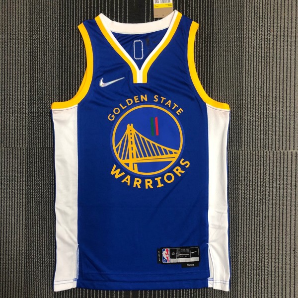 Golden State Warriors White Blue Mexico Retro #11 THOMPSON 1:1 Quality NBA Season Jerseys  75 Year