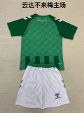 SV Werder Bremen home kids  1:1 Quality Soccer Jersey   24-25