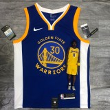 Golden State Warriors Blue V-Neck  #30 CURRY 1:1 Quality NBA Season Jerseys 2020