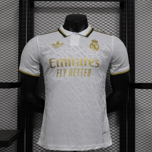 Real Madrid  third away white Player  1:1 Quality Soccer Jersey   24-25