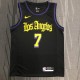 Los Angeles Lakers Black Latin #7 ANTHONY 1:1 Quality NBA Season Jerseys