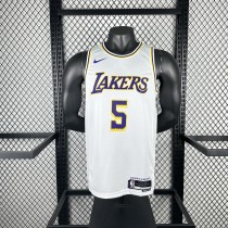 Los Angeles Lakers  White #5 AYTON 1:1 Quality NBA Jerseys  2023