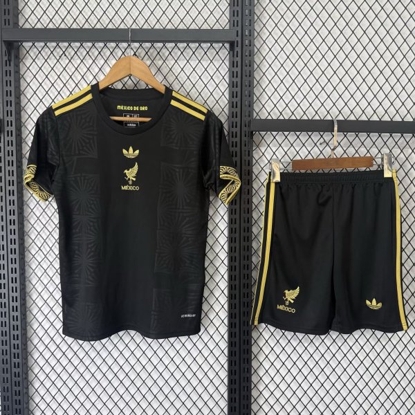 Mexico Special Edition With Pants Sets Black Fans   1:1 Quality Soccer Jersey 25-26