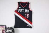 Portland Trail Blazers kids  Black   #16  YANG NBA Jerseys  25-26