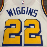Golden State Warriors White San Francisco #22 WIGGINS 1:1 Quality NBA Season Jerseys