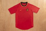 Retro Belgium Home Fans  1:1 Quality Soccer Jersey  2000