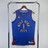 Denver Nuggets Blue #1 PORTER JR. 1:1 Quality NBA  Season Jerseys 2023