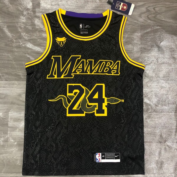 Los Angeles Lakers Black Mamba Great Snake Edition #24 BRYANT 1:1 Quality NBA Season Jerseys