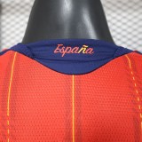 Spain Home Long   Player 1:1 Quality Soccer Jersey 26-27 (2026)