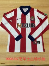 Retro Chivas (Guadalajara )   long home 1:1 Quality Soccer Jersey   1996-1997
