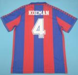 Retro Barcelona Home long  1:1 Quality Soccer Jersey   1991-1992