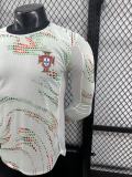 Portugal away Player long   1:1 Quality Soccer Jersey  25-26