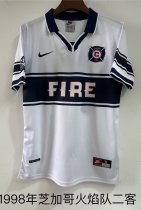 Retro Chicago Fire  three away 1:1 Quality Soccer Jersey   1998